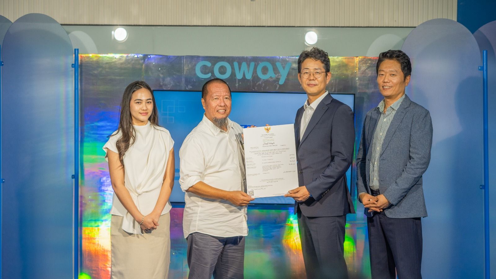 Coway jadi water purifier asal Korea pertama yang mendapat sertifikasi halal. Beri jaminan ini untuk pelanggan!