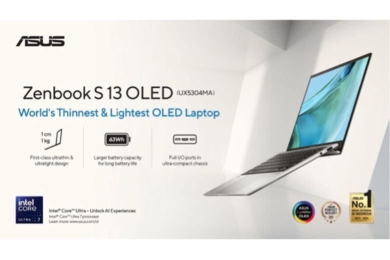 ASUS kembali memperkenalkan anggota baru Zenbook, yakni ASUS Zenbook S13 OLED (UX5304) yang mengusung desain estetis dan fungsionalitas tinggi.