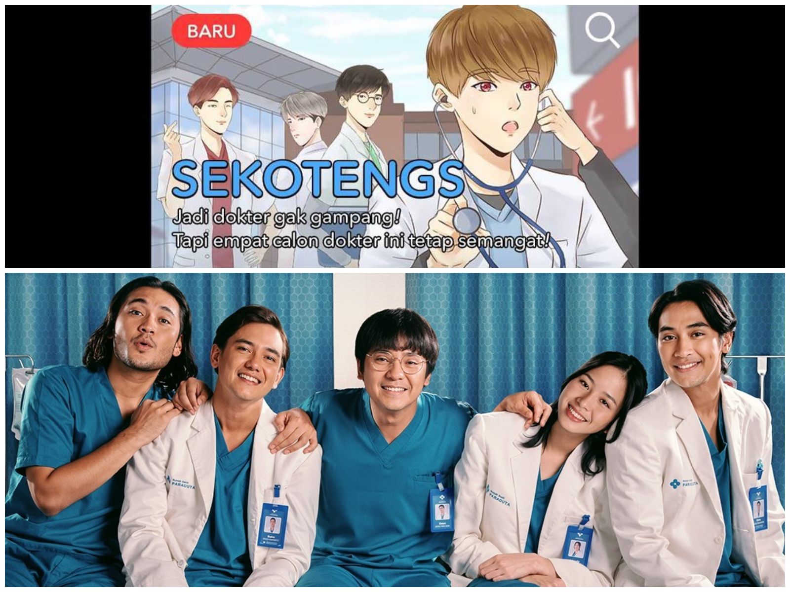 Kawan Puan akan bisa menyaksikan cerita mirip Hospital Playlist di sinopsis series Sekotengs yang diadaptasi dari webtoon.