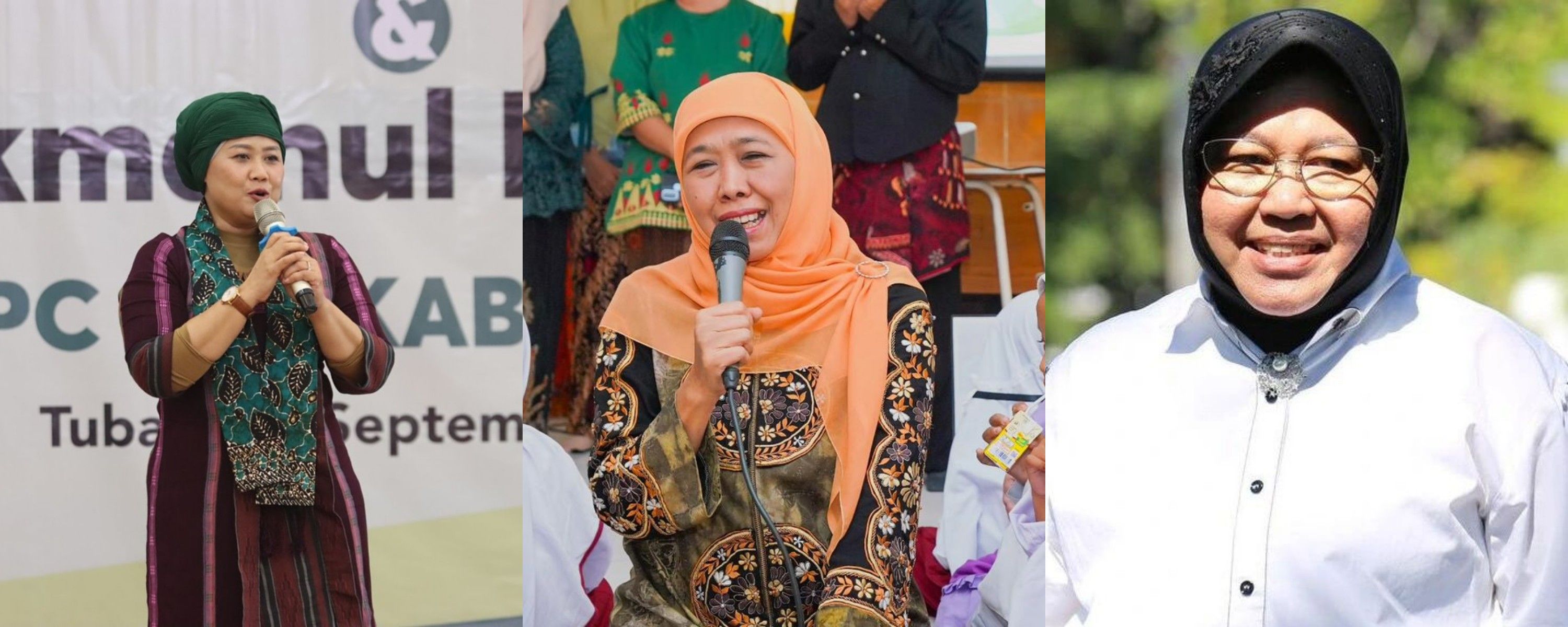 Seluruh kandidat calon gubernur Jawa Timur merupakan perempuan. Menunjukkan keterwakilan perempuan di kancah politik.