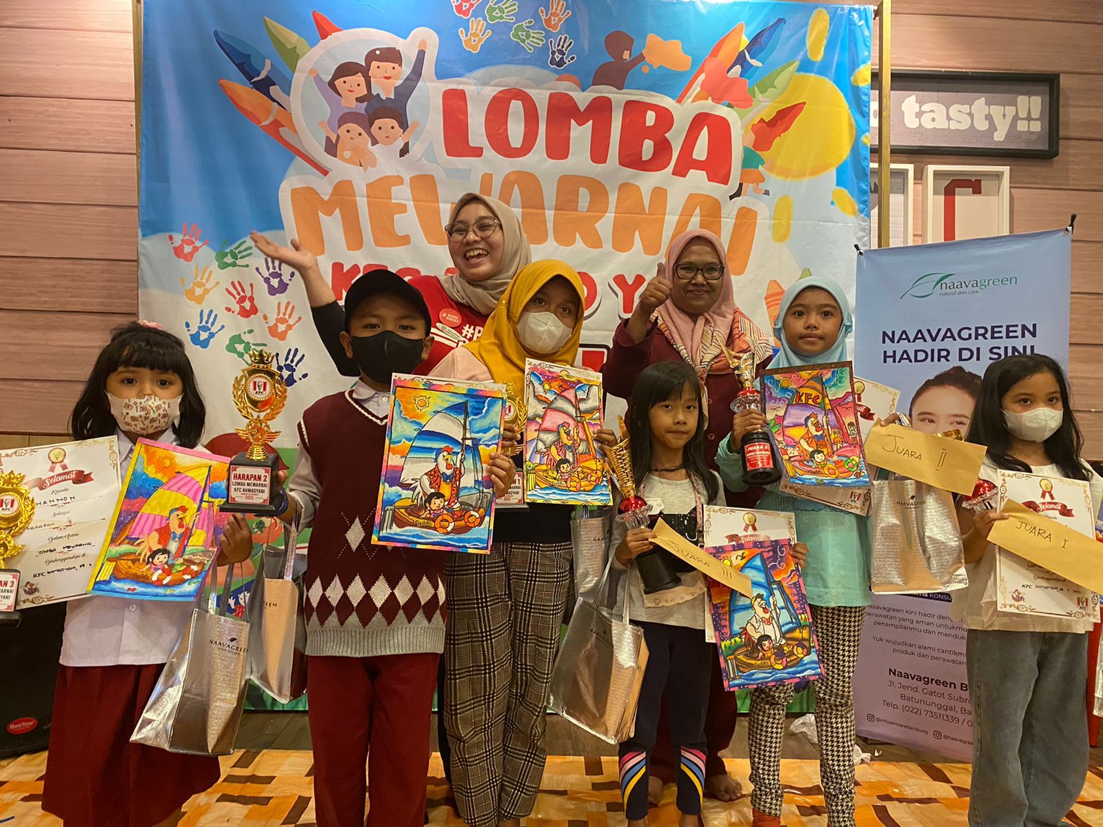 Majalah Bobo dan KFC Indonesia berkolaborasi menggelar lomba mewarnai tingkat nasional bertajuk 