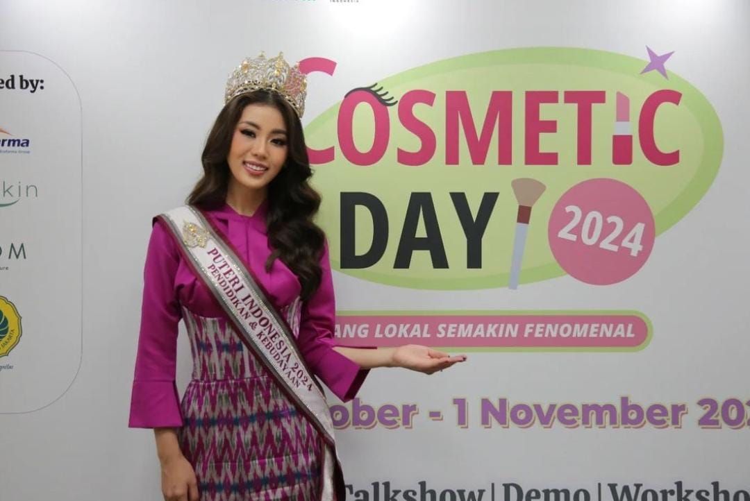 Melati Tedja, Putri Pendidikan dan Kebudayaan 2024 berikan metode sederhana agar terhindar dari kosmetik ilegal yang merajalela.