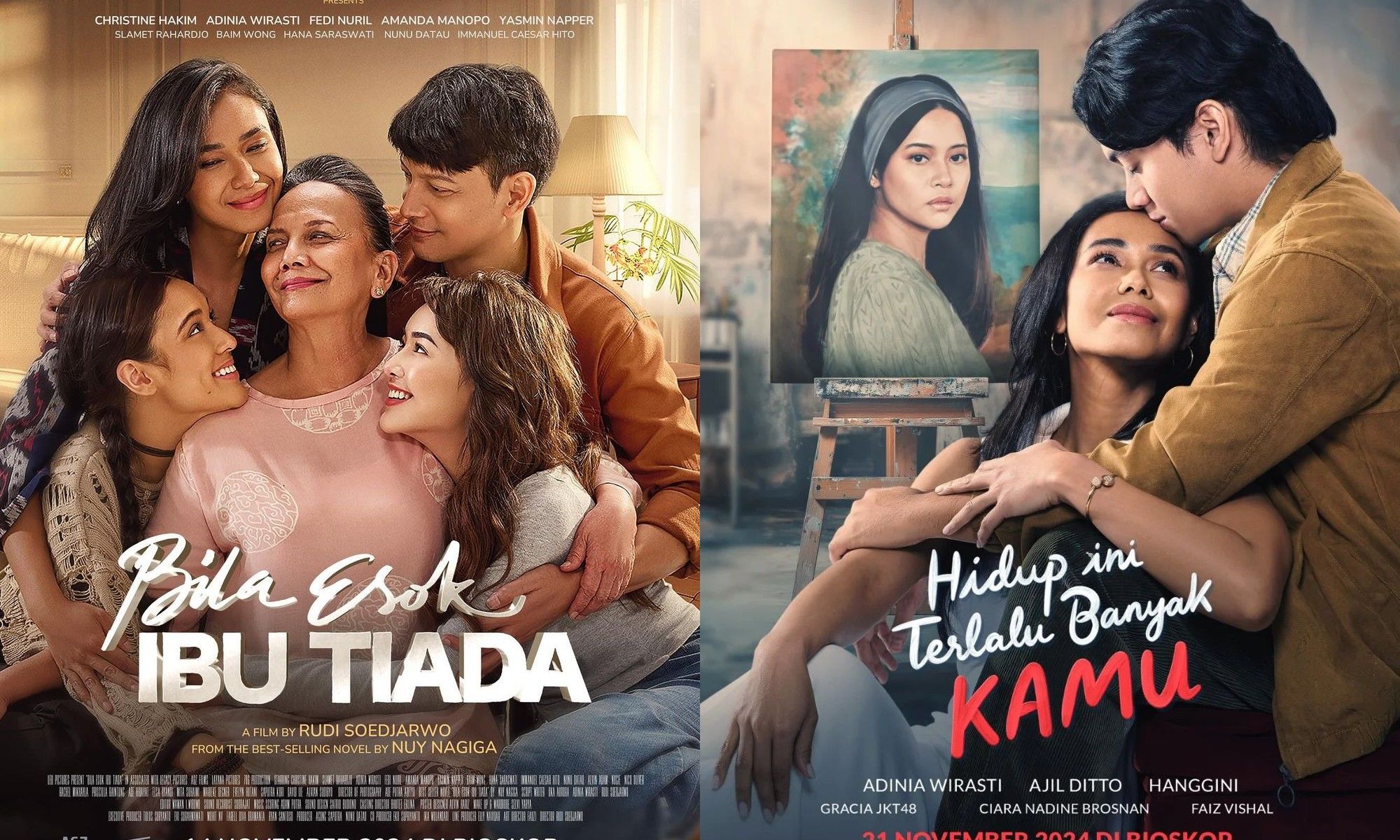 Sinopsis film Indonesia bergenre drama yang tayang di bioskop mulai November 2024. Simak lengkapnya.
