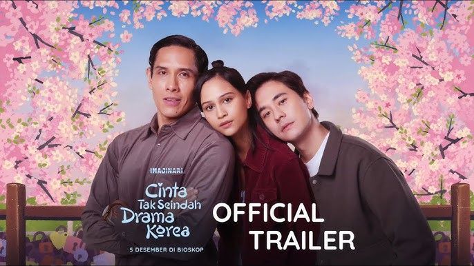 Hadapi dilema percintaan di trailer film Cinta Tak Seindah Drama Korea, apa yang akan dilakukan karakter perempuan Lutesha?