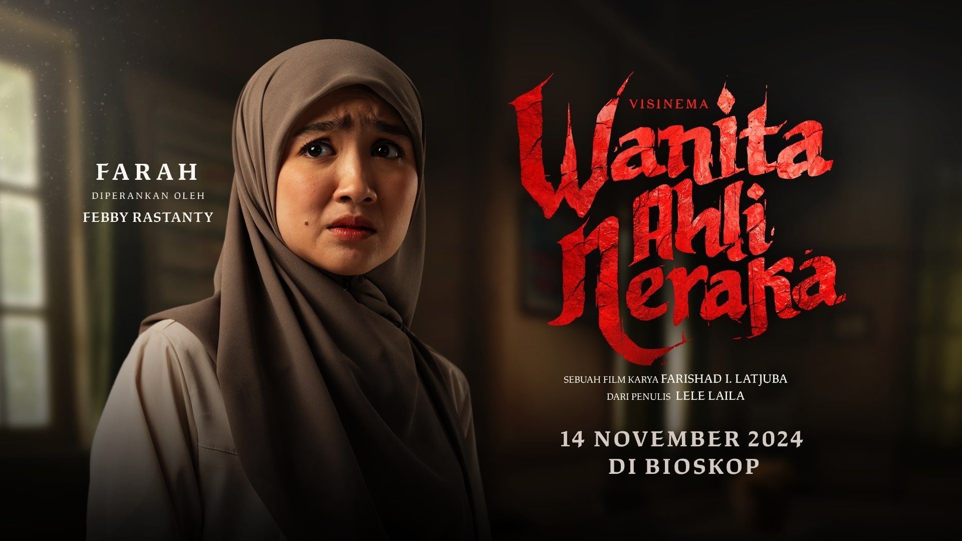 Tak pakai stunt untuk adegan intens, begini totalitas Febby Rastanty membintangi film horor pertamanya, Wanita Ahli Neraka.