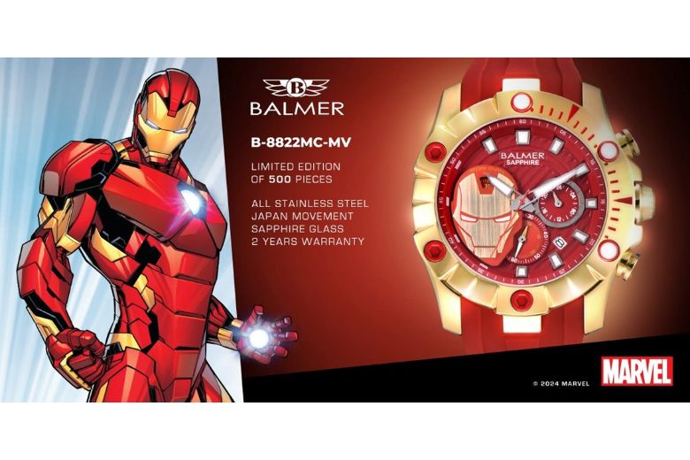 Jam tangan mewah edisi terbatas ini tampil dengan desain yang terinspirasi dari armor suit ikonik milik Iron Man.