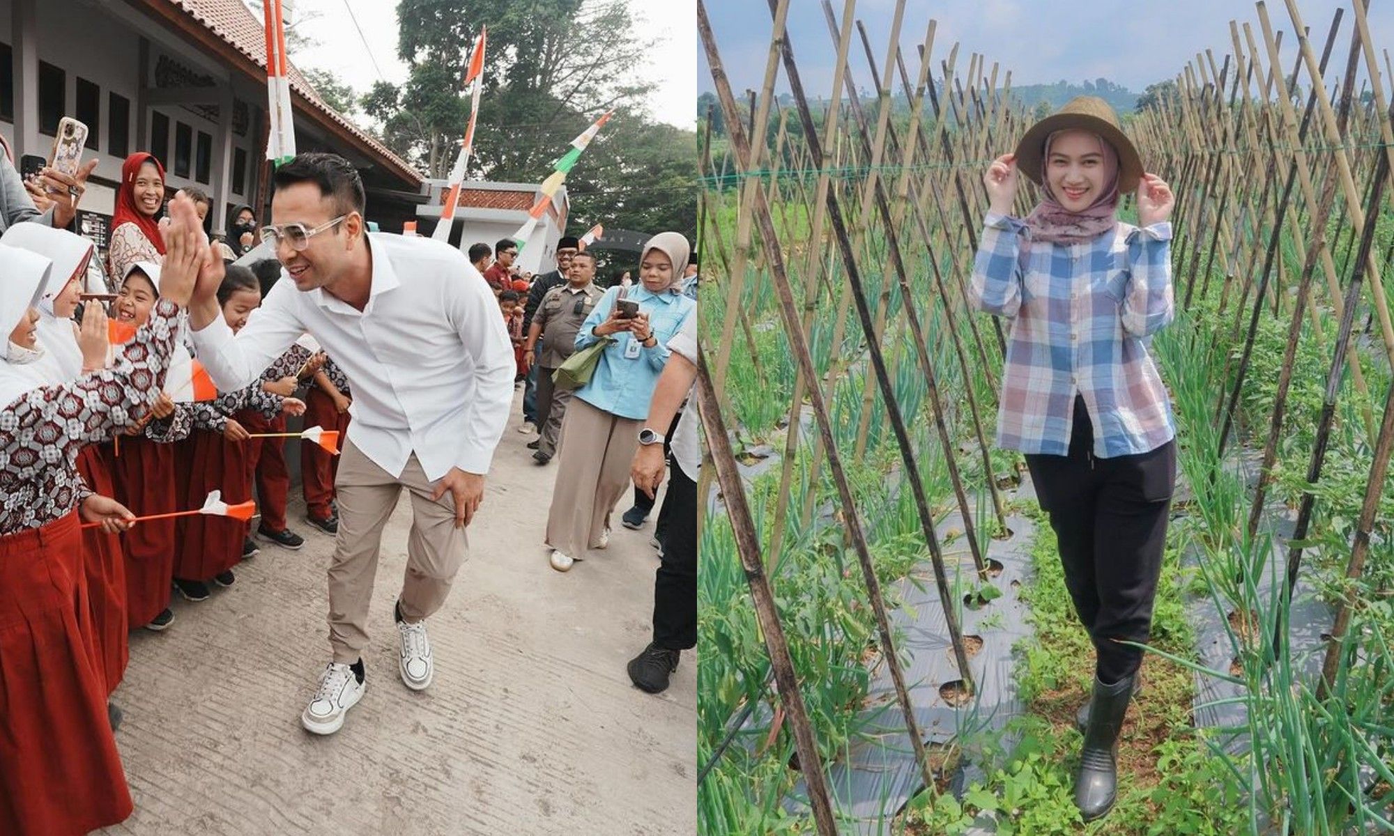 Raffi Ahmad versus Melody JKT48, mana yang lebih cocok jadi Duta Petani Milenial? Apakah artis yang populer cukup mengatasi masalah regenerasi petani?