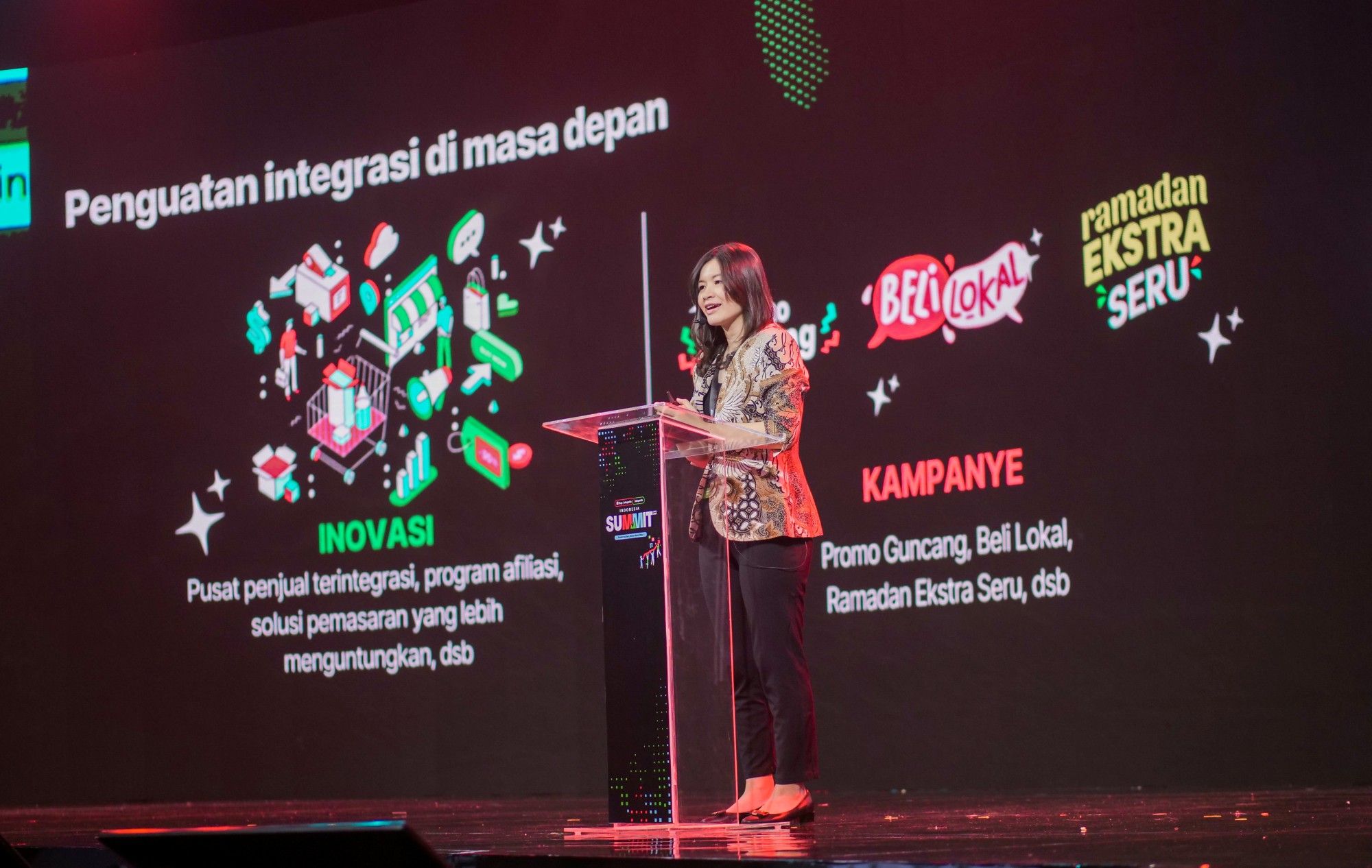 Penggunaan fitur live streaming dan short video di TikTok bisa menaikkan transaksi hingga 30 kali lipat. Ini hal yang perlu dimanfaatkan UMKM.
