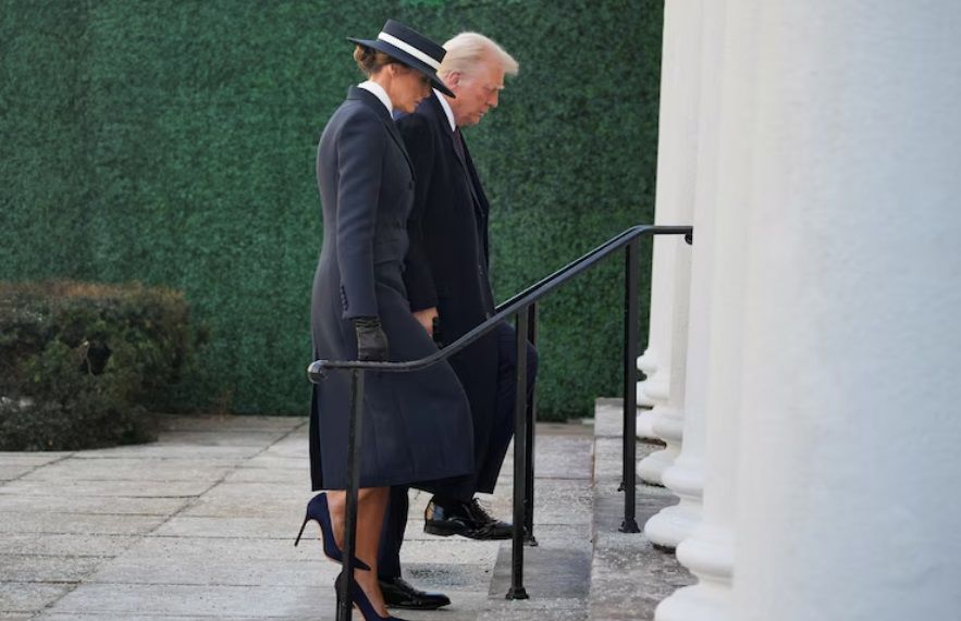 Intip gata para pesohor perempuan dunia di pelantikan Donald Trump sebagai presiden Amerika Serikat.