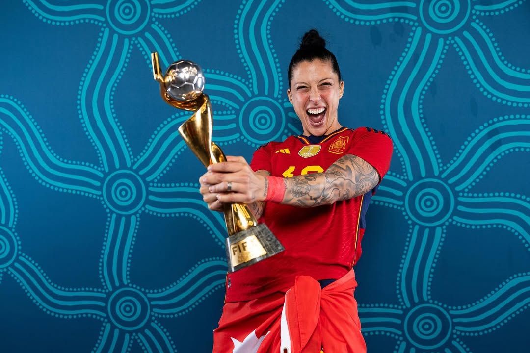 Jennifer Hermoso, pemain sepak bola perempuan yang berjuang melawan seksisme usai insiden yang melibatkan eks presiden Federasi Sepak Bola Spanyol.