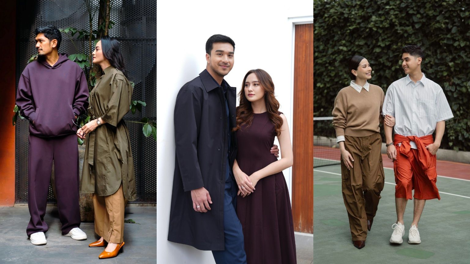 Pasangan artis Alyssa Daguise dan Al Ghazali atau Ririn Ekawati dan Ibnu Jamil kerap tampil modis dan serasi. Ini cara mix and match-nya.