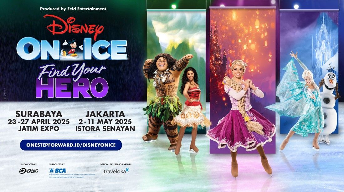 Disney mempersembahkan Disney On Ice 'Find Your Hero' di dua kota besar di Indonesia. Segera pesan tiketnya sekarang!