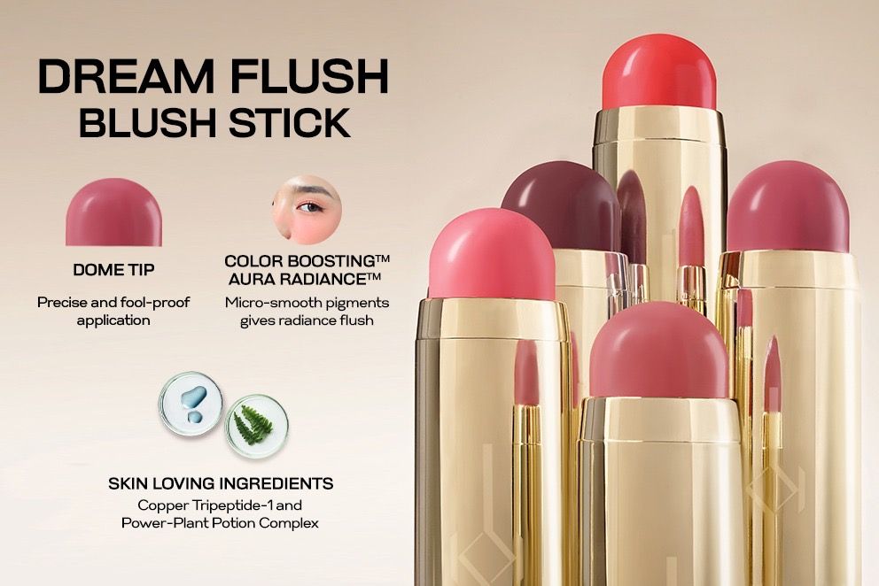 Tips pakai blush on stik. Ada rekomendasi produk blush on stik dengan formula melembapkan dan bisa bikin awet muda.
