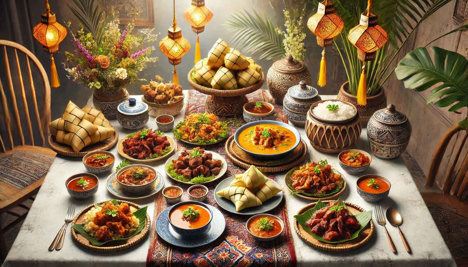 Berbagai pilihan menu masakan pendamping ketupat Lebaran mulai dari opor ayam hingga sate ayam. Yuk, intip!