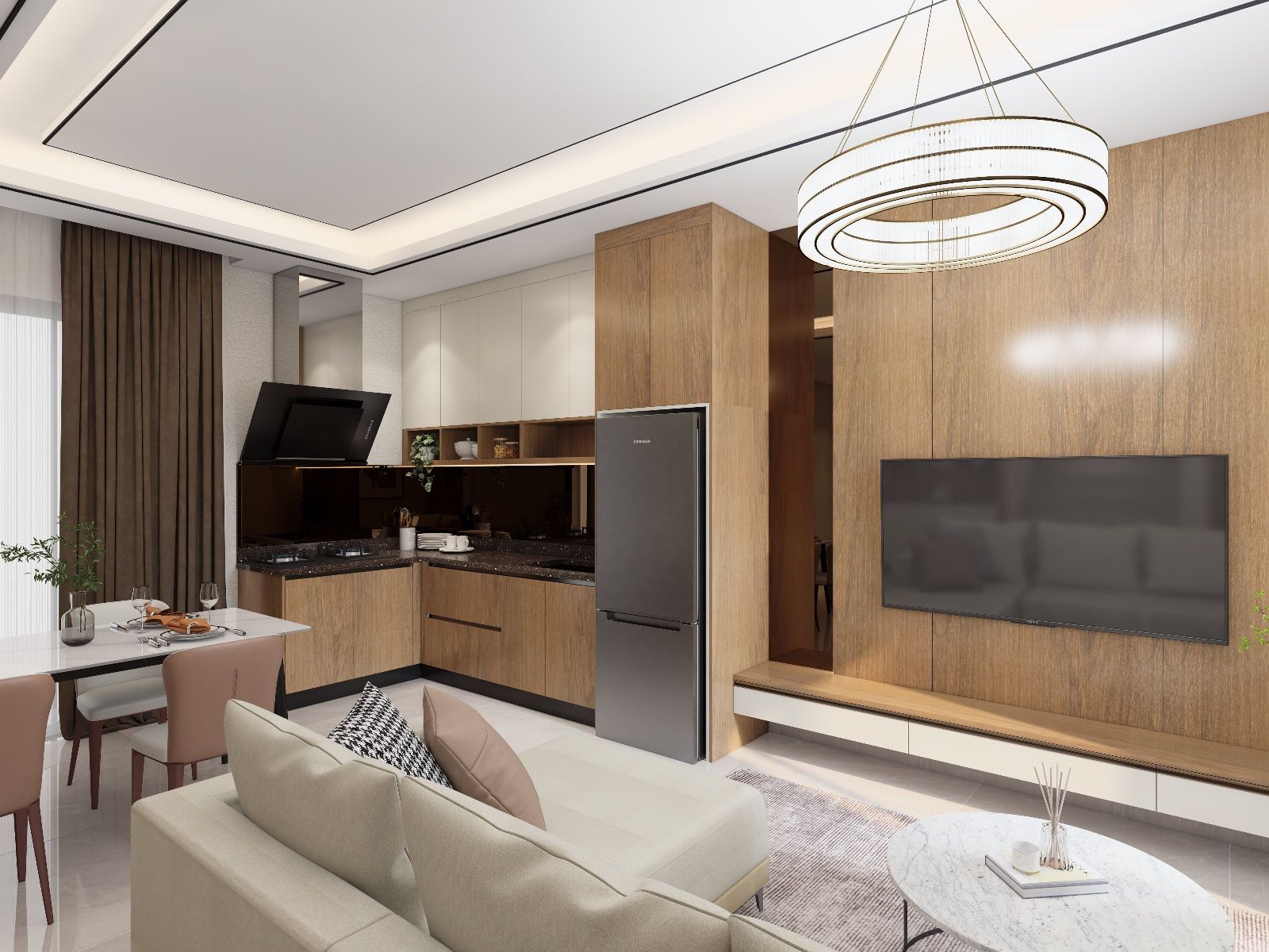 Furnitur NOMA Series yang compact dan estetik.