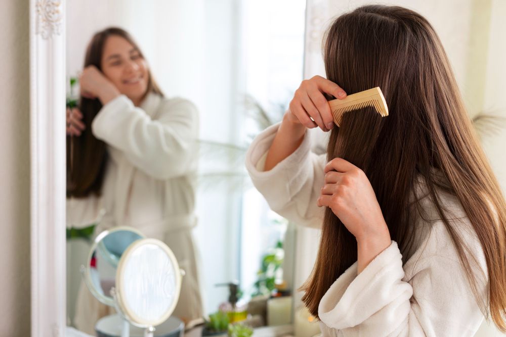 Perempuan wajib tahu lima langkah tepat menyisir rambut agar tidak mudah patah, termasuk perhatikan jenis sisir yang tepat.
