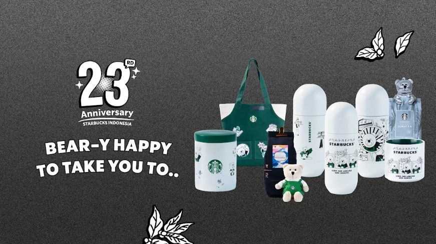 Berikut penjelasan tentang menu dan merchandise khusus starbucks yang berulang tahun ke-23, simak selengkapnya!
