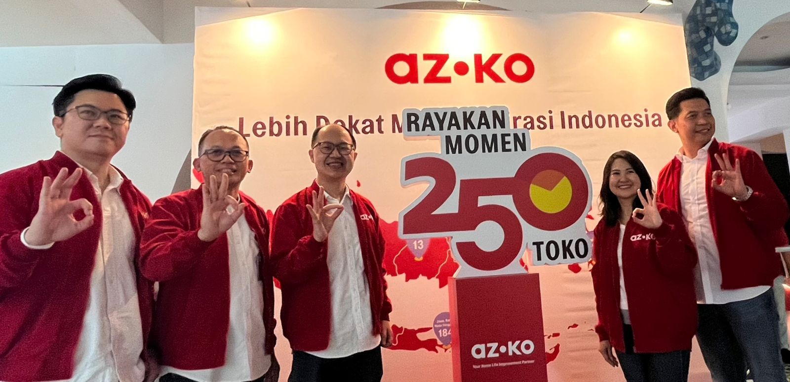 AZKO rayakan toko ke-250 di Sorong, hadirkan solusi rumah modern bagi perempuan Indonesia yang aktif, cerdas, dan penuh inspirasi.