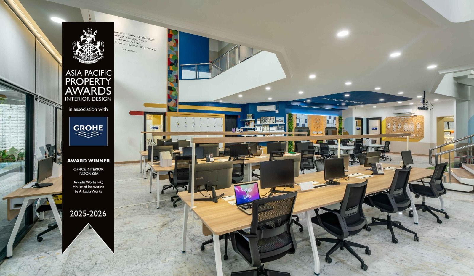 Arkadia Works memenangkan penghargaan bergengsi Asia Pacific Property Awards 2025.