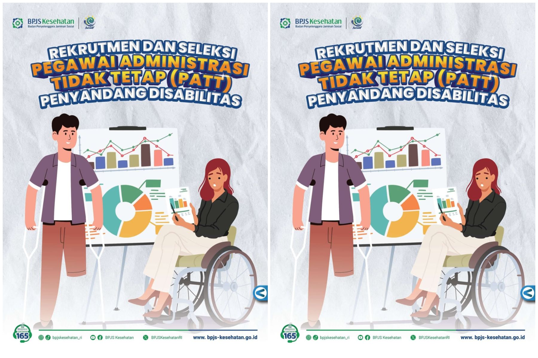 BPJS Kesehatan membuka lowongan kerja khusus bagi penyandang disabilitas, mewujudkan pelayanan kesehatan yang inklusif.