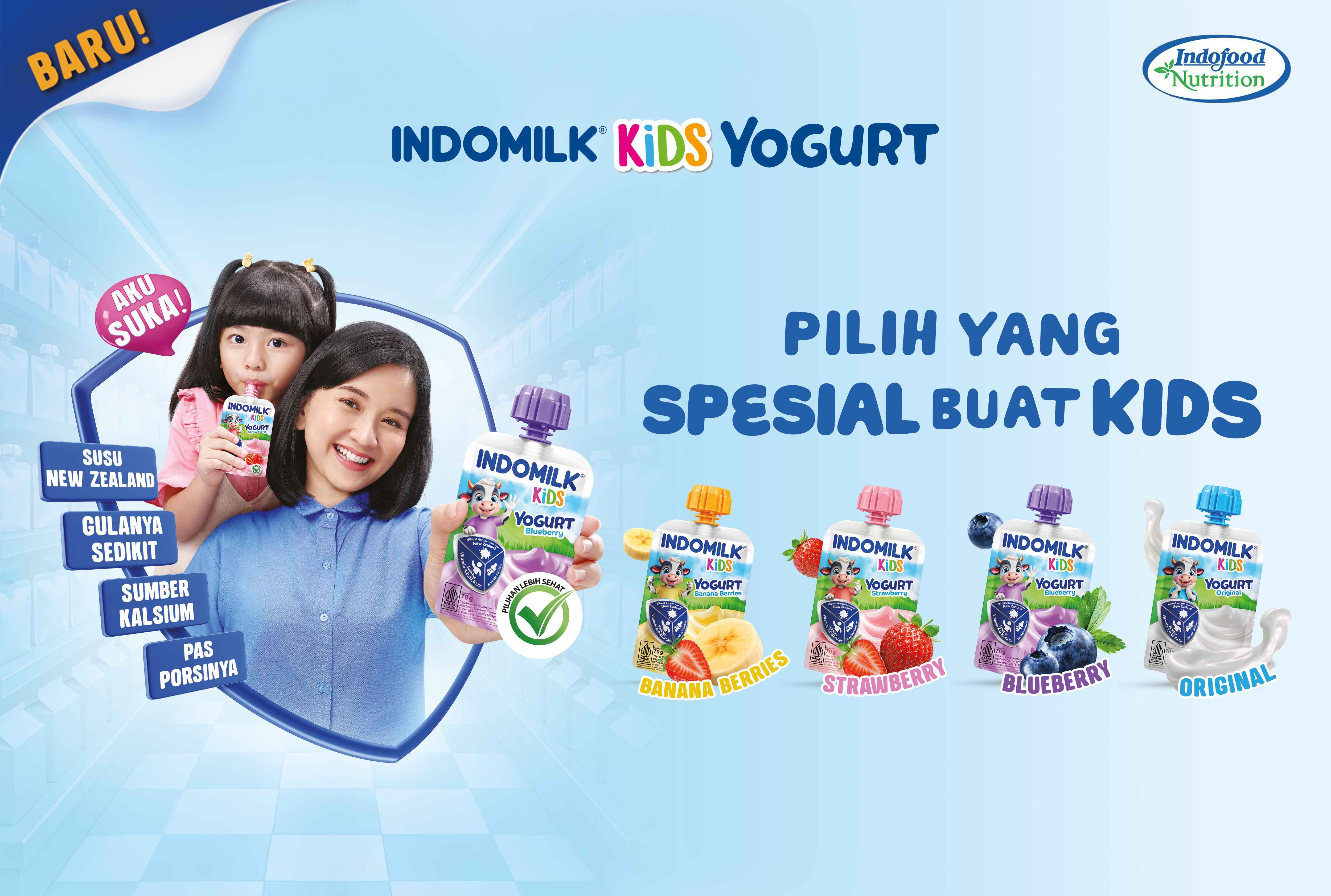 Butuh camilan sehat untuk anak? Ini rekomendasi produk yogurt pertama di Indonesia yang diformulasikan khusus untuk anak-anak.