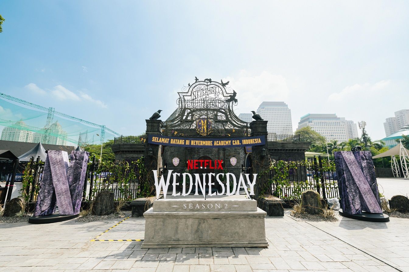 Netflix mengahadirkan dunia Wednesday lewat Nevermore Academy di Indonesia, simak informasi lengkap terkait acara tersebut!