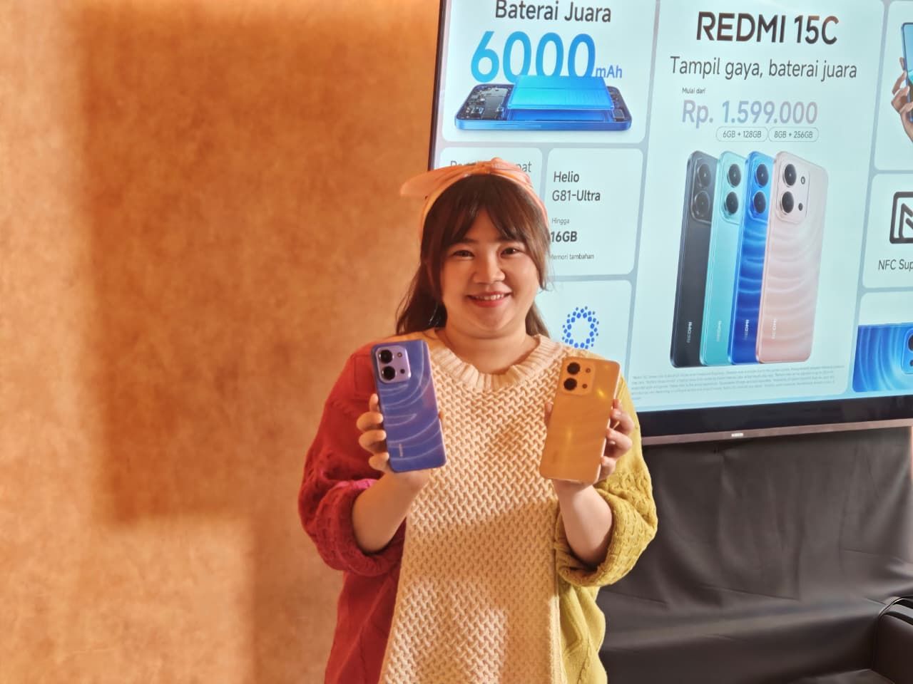Tipis, ringan, baterai awet, dan kamera jernih, Redmi 15C siap temani gaya hidup anak muda yang aktif dan selalu eksis.