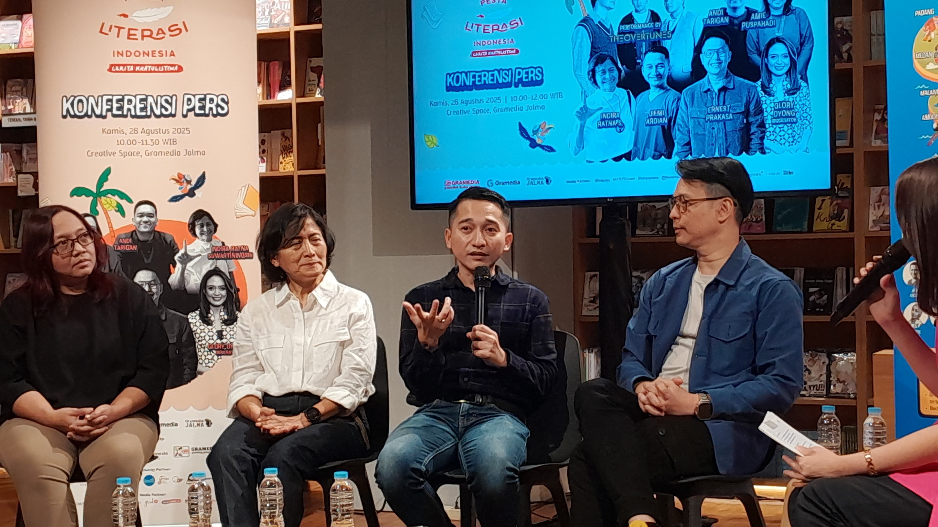 Pesta Literasi Indonesia 2025 ikut menyoroti pentingnya literasi dalam menjaga kesehatan mental di tengah era digitalisasi