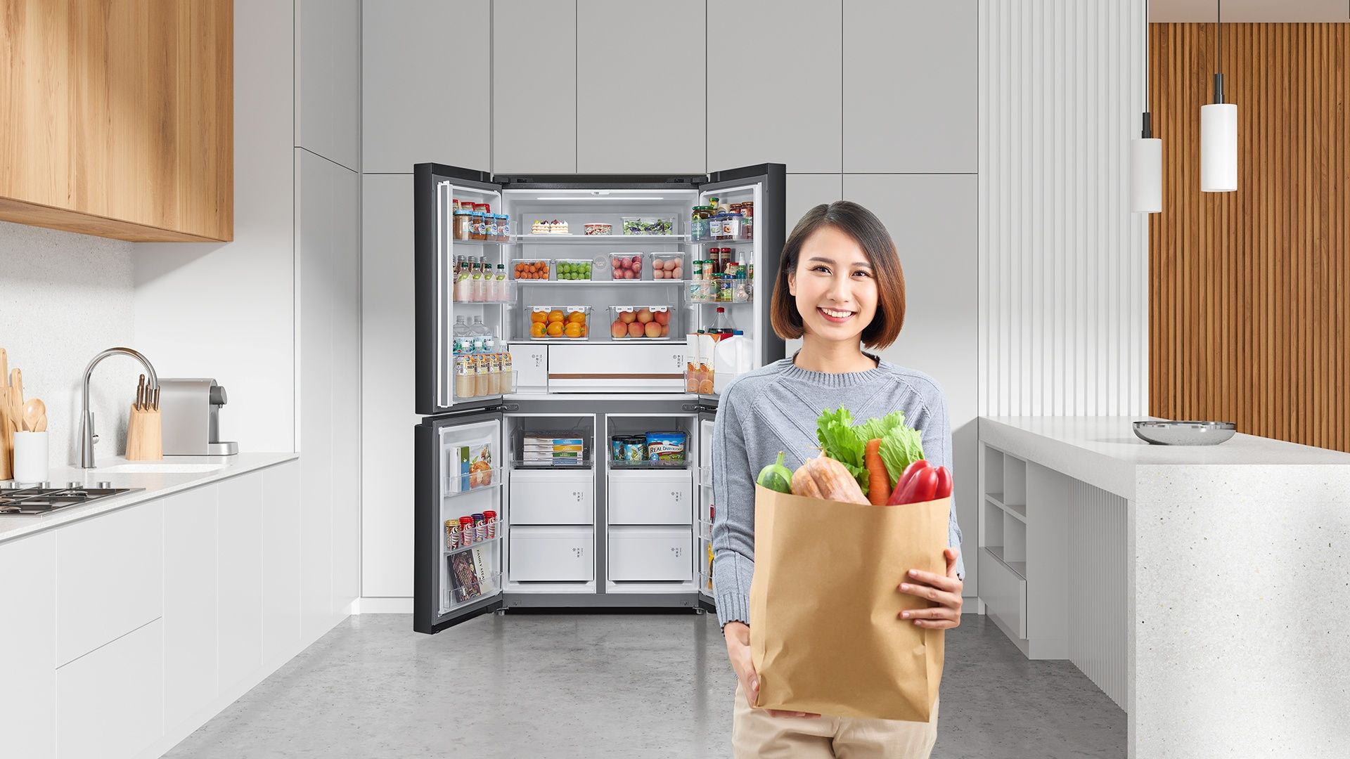Solusi kulkas penuh! Ini rekomendasi kulkas dengan kapasitas terbesar se-ASEAN, yaitu Toshiba Nature Pure Series 711L.