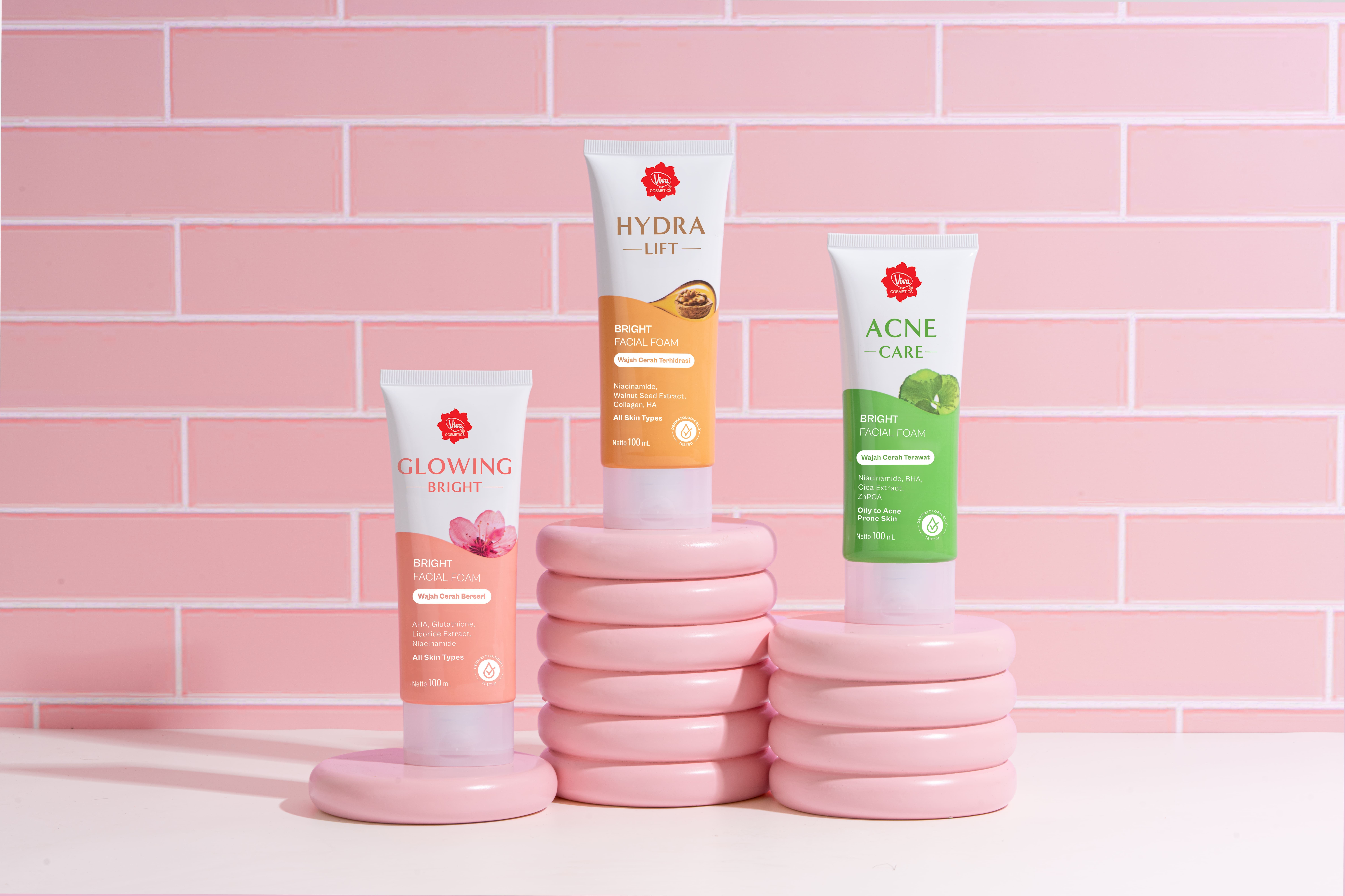 Viva Cosmetics resmi merilis Viva Bright Facial Foam