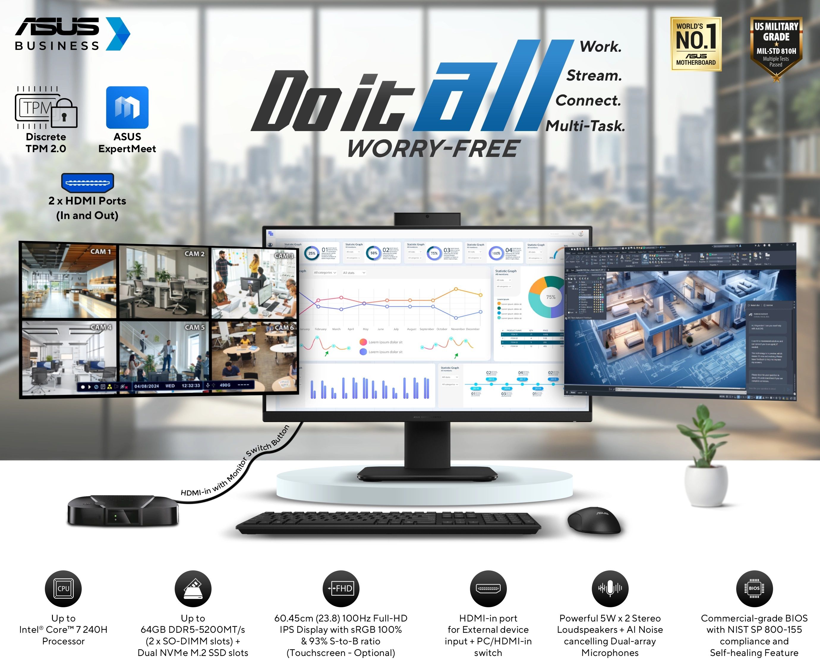 ASUS ExpertCenter P400 AiO (P440VA)   