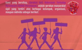 GERAK Perempuan melontarkan empat tuntutan dalam perayaan Hari Perempuan Internasional demi kehidupan yang lebih baik bagi perempuan Indonesia