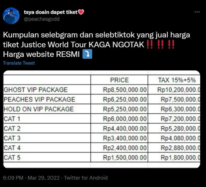 Ramai Kasus Calo Dan Penipuan Tiket Konser Justin Bieber Di Indonesia ...