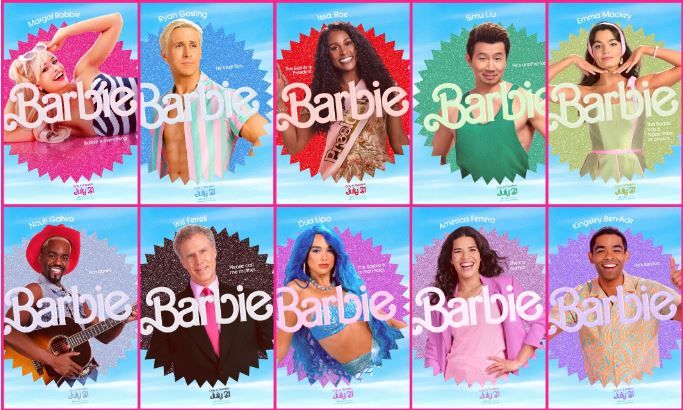 Berbagai profesi perempuan yang tergambar dalam karakter boneka Barbie sejak diluncurkan 1959 sampai sekarang.