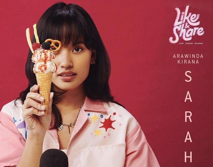 Mengenal karakter perempuan Arawinda Kirana di film Like & Share yang tayang di bioskop hari ini (8/12/2022).