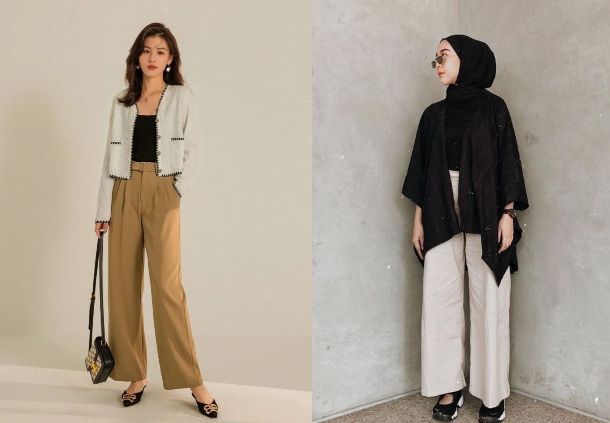 Bisa digunakan sebagai outfit ke kantor, simak inspirasi padu padan celana kulot untuk tampil stylish saat bekerja.