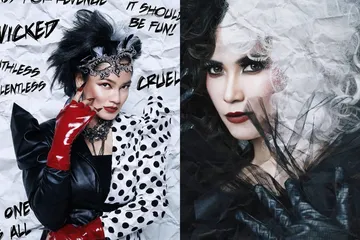 Para selebriti berdandan ala Cruella