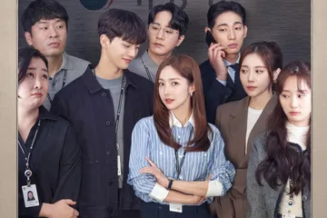 Poster Forecasting Love and Weather yang dibintangi Song Kang dan Park Min Young.