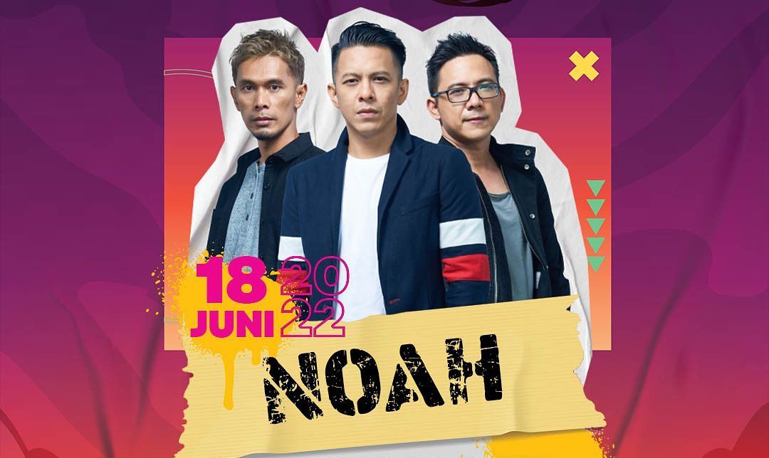 Jadwal konser musik Jakarta Fair 2022 pekan ini, Jumat, (17/6/2022) hingga Minggu, (19/6/2022), ada NOAH sampai Ndarboy Genk.