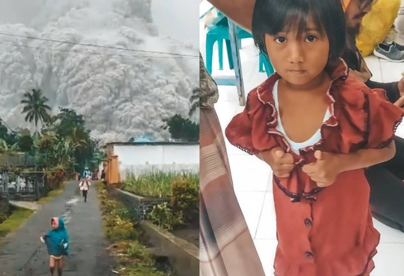Viral di media sosial, ini kisah Fida, seorang anak berusia 7 tahun yang berhasil selamat setelah lari kencang dari kejaran awan panas Gunung Semeru.