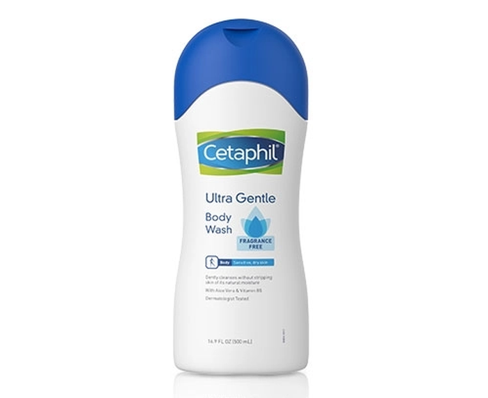Cetaphil Ultra Gentle Body Wash.