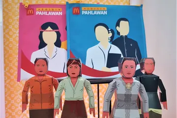 Figur 3D Pahlawan Perempuan Indonesia