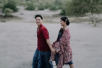 Foto prewedding Kaesang Pangarep dan Erina Gudono