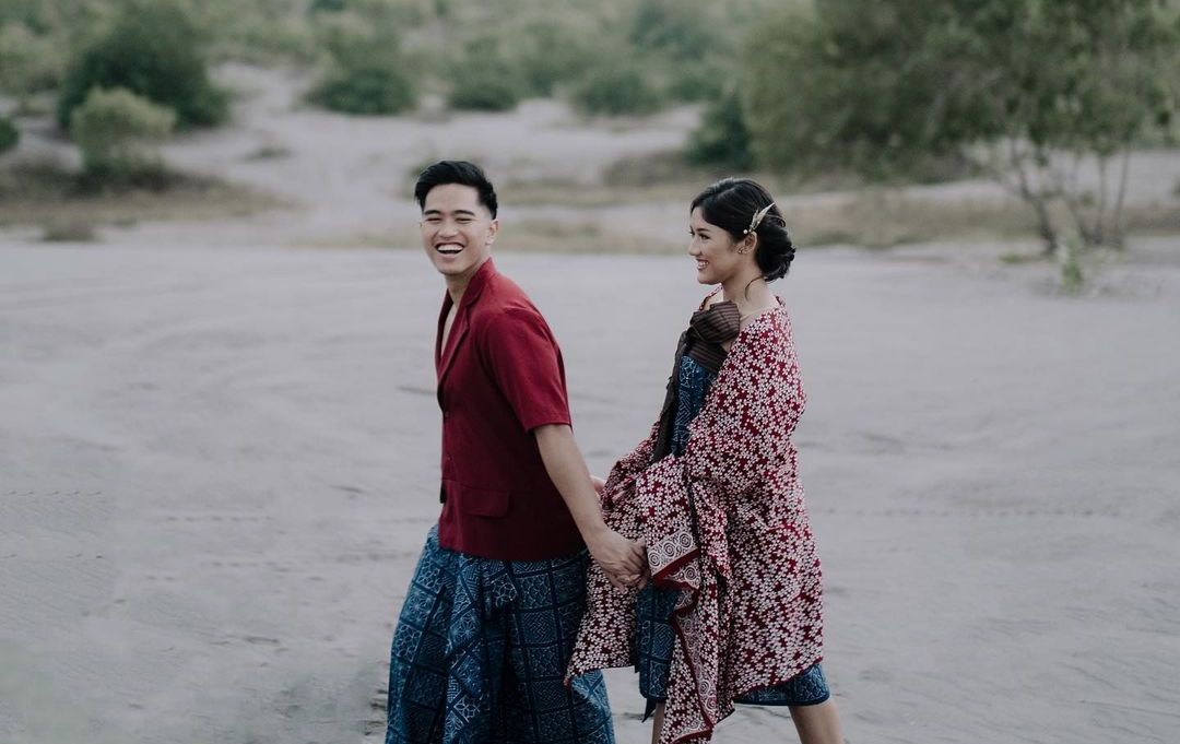 Foto prewedding Kaesang Pangarep dan Erina Gudono