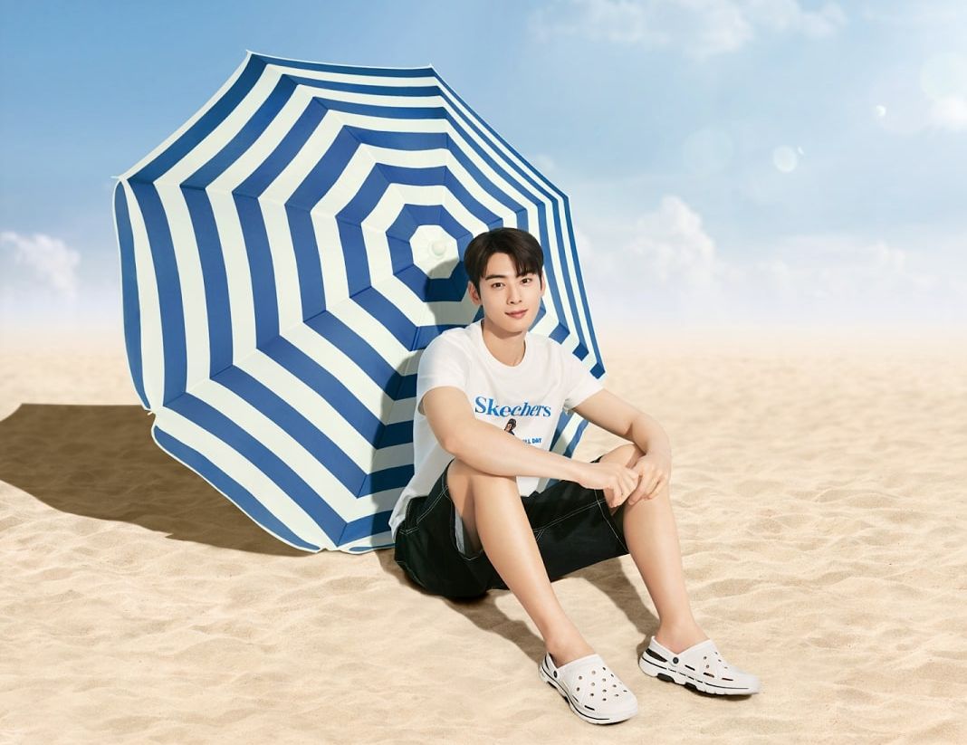 Skechers menggandeng Cha Eun Woo, aktor sekaligus idola Kpop Korea Selatan sebagai Brand Ambassador Regional terbaru untuk pasa utama di Asia Pasifik.