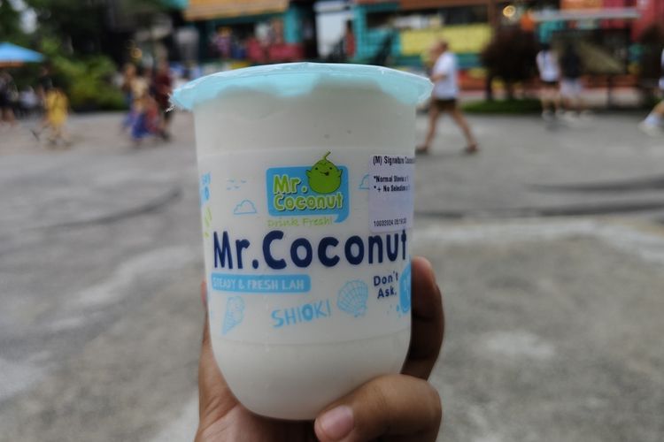 Daftar Menu dan Harga Mr. Coconut, Coconut Shake Viral di SIngapura