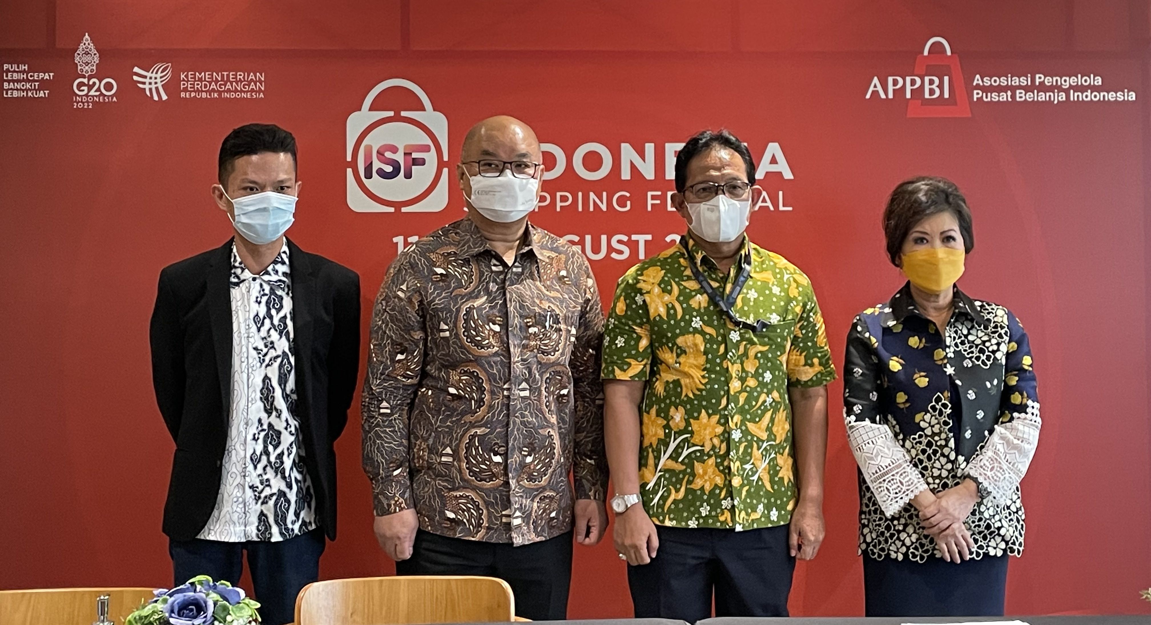 APPBI mengadakan Indonesia Shopping Festival 2022 guna mendorong pertumbuhan ekonomi industri ritel serta  pelaku usaha kecil dan menengah.