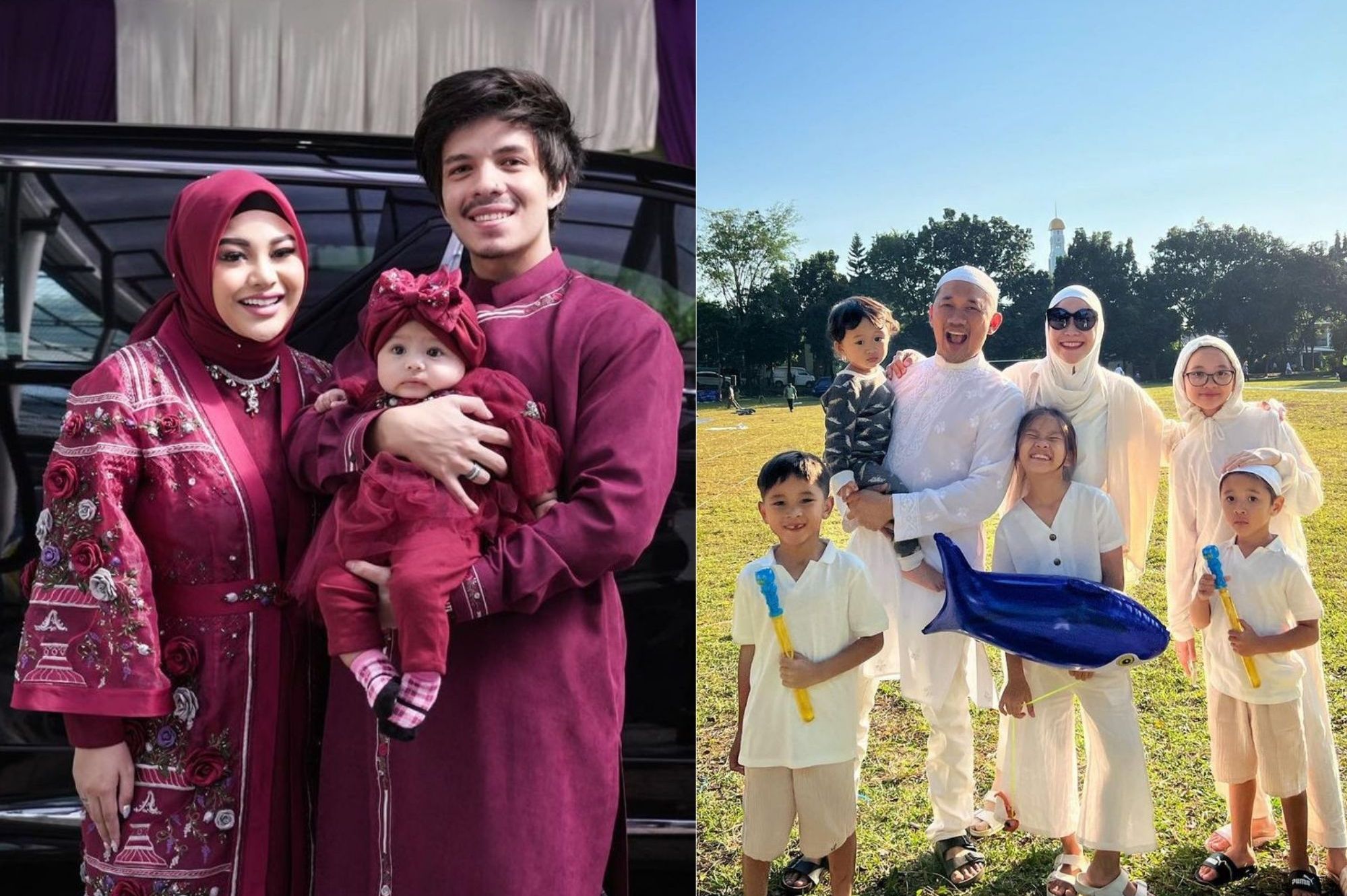 Rayakan Hari Raya Iduladha, berikut gaya para artis Indonesia yang tampil kompak bersama keluarga tercinta.