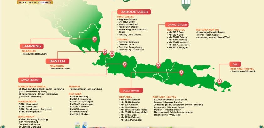 Siap jalani arus balik mudik Lebaran 2024, ini dia daftar sederet Pondok Rehat di jalur mudik yang bisa kamu singgahi.