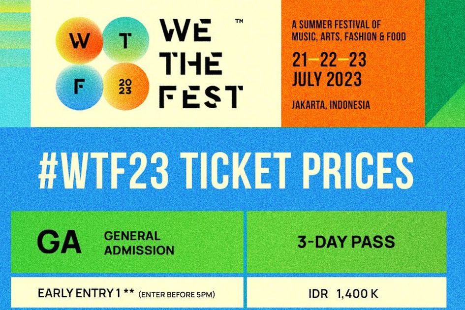 Berita Tiket We The Fest 2023 Terbaru Hari Ini Parapuan